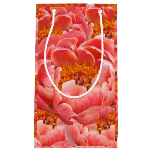 Sac Cadeau Sm Coral Peony (Devant)