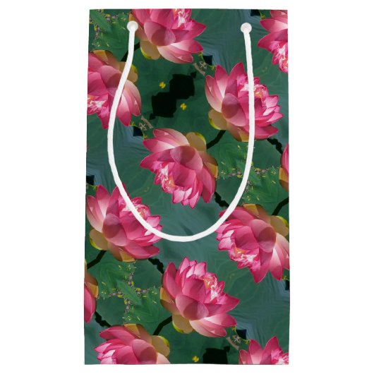 Sac Cadeau Sm Lotus Rose (Devant)