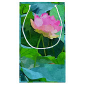 Sac cadeau Sm Lotus rose Abstrait (Dos)