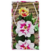 Sac cadeau Sm Tulips rose/Jaune (Dos)