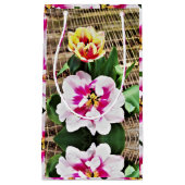 Sac cadeau Sm Tulips rose/Jaune (Devant)
