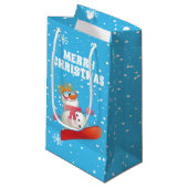 Sac cadeau Snowboard Snowman (Devant Angle)