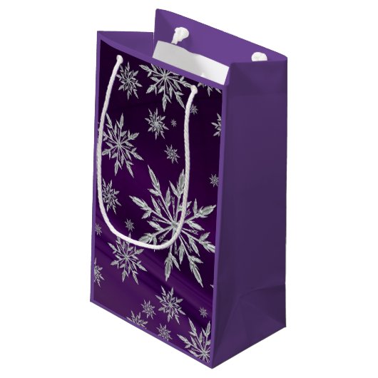 Sac cadeau Snowflakes (Dos Angle)