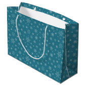 Sac cadeau Snowflakes (Dos Angle)