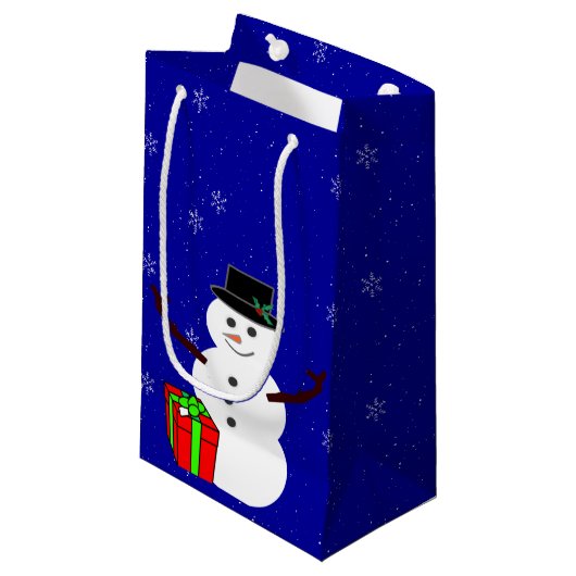 Sac cadeau Snowman (Devant Angle)