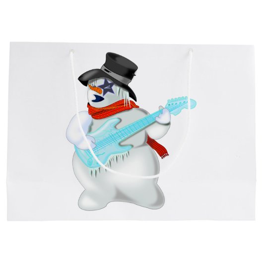 Sac cadeau Snowman Rock (Dos)