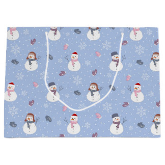 Sac cadeau Snowmen