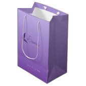 Sac cadeau Spa personnalisé Lavender Bliss (Devant Angle)