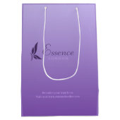 Sac cadeau Spa personnalisé Lavender Bliss (Dos)