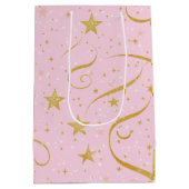 Sac cadeau Starlight - Sac cadeau Rose & Gold Star (Dos)