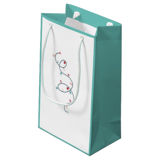 Sac cadeau String Lights (SeaFoam Green) (Dos Angle)