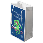 Sac cadeau sucre de canne Elf (Dos Angle)