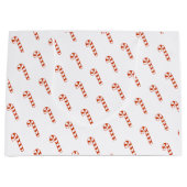 Sac cadeau - Sucres de canne rouges et blancs (Lrg (Devant)