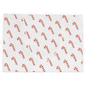 Sac cadeau - Sucres de canne rouges et blancs (Lrg (Dos)