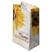 Sac cadeau Sunflower (Devant Angle)