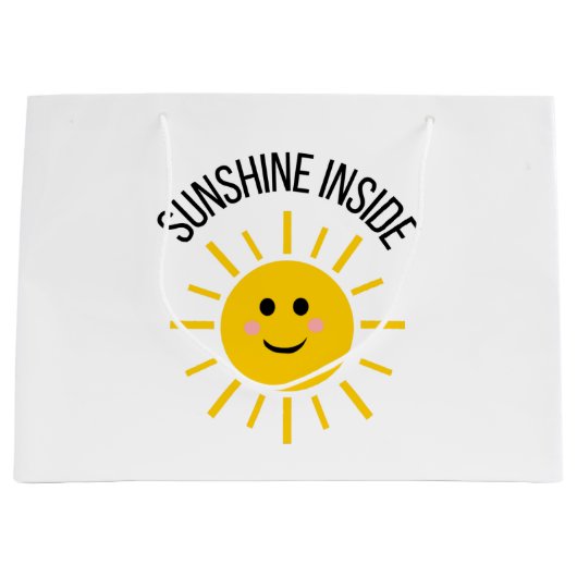 Sac cadeau Sunshine Inside (Devant)