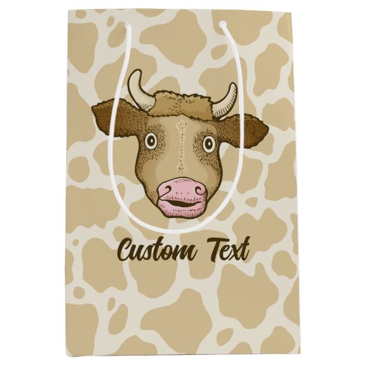 Sac cadeau surpris de vache (Devant)