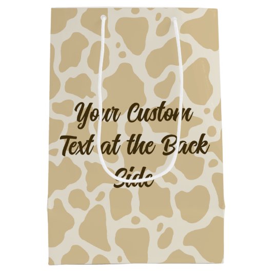 Sac cadeau surpris de vache (Dos)