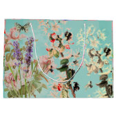 Sac cadeau SWAN ET FLEURS (Dos)