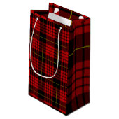 Sac cadeau Tartan Rouge (Dos Angle)