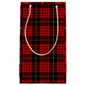 Sac cadeau Tartan Rouge (Devant)