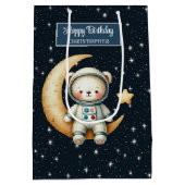 Sac cadeau Teddy Astronaut pour garçon Anniversair (Dos)