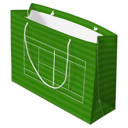 Sac cadeau TENNIS COURT LINE MARQUAGE (Dos Angle)