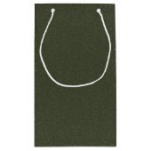Sac cadeau texturé Moss Green (personnalisable) (Dos)