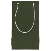 Sac cadeau texturé Moss Green (personnalisable) (Devant)