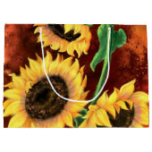Sac cadeau tournesol (Dos)