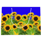 Sac cadeau tournesols (Devant)