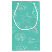 Sac cadeau Tropical Beach Shell Favoriser (Dos)