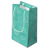 Sac cadeau Tropical Beach Shell Favoriser (Dos Angle)