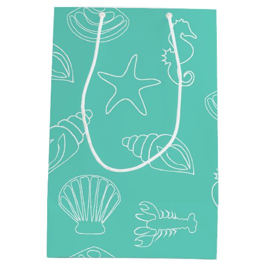 Sac cadeau Tropical Beach Shell Favoriser (Dos)