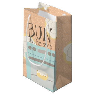 Sac Cadeau Un petit biberon dans la douche bébé au four