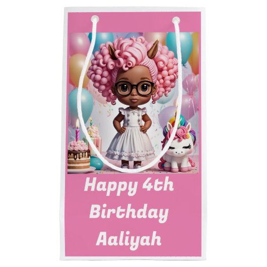 Sac cadeau "Unicorn Joy" (Devant)