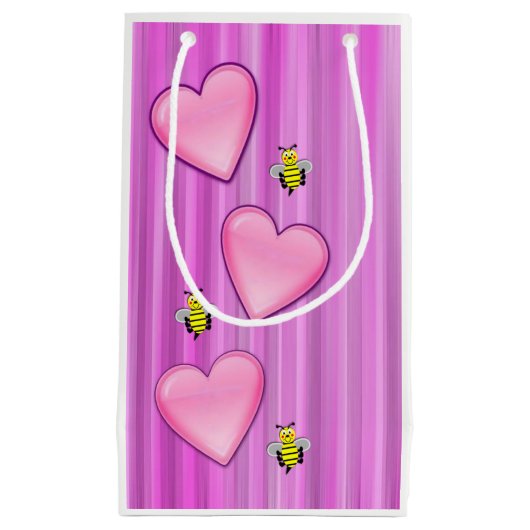 Sac cadeau Valentine's Bumblebee (Devant)