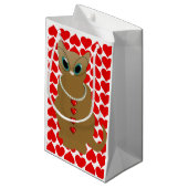 Sac cadeau Valentine's Cat (Devant Angle)