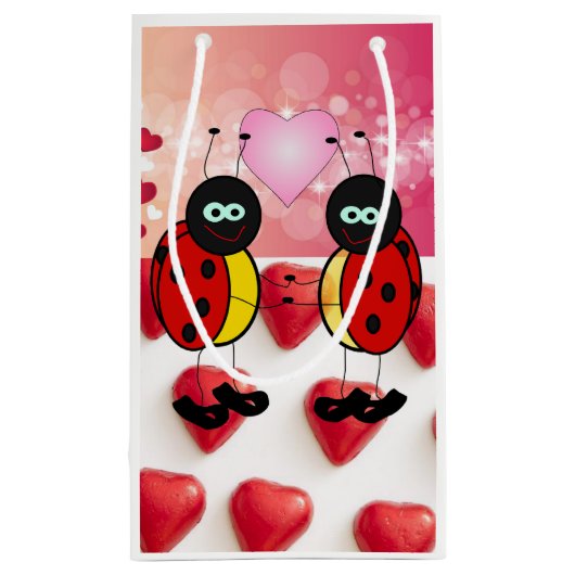 Sac cadeau Valentine's Ladybug (Dos)