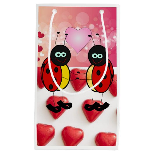 Sac cadeau Valentine's Ladybug (Devant)