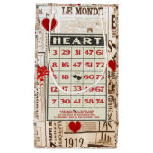 Sac cadeau Valentine's Vintage (Devant)