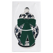 Sac cadeau Vase Bow Chinoiserie Green (Dos)