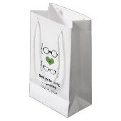 Sac cadeau verres Geeky vert (Devant Angle)