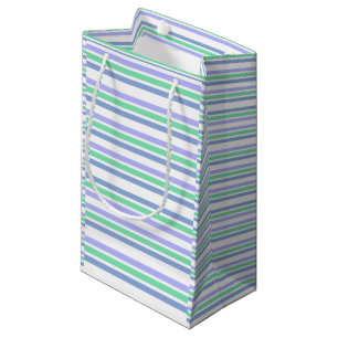 Sac cadeau Vert et bleu Plaid