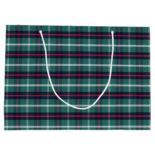 Sac cadeau vert plaqué (Dos)