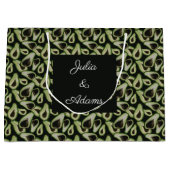 Sac Cadeau Vert Teinte Avocat (Devant)