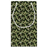 Sac Cadeau Vert Teinte d'Avocat (Dos)