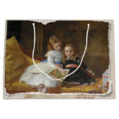 Sac Cadeau Victorien Distressed Deux Jeunes Filles (Devant)