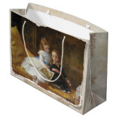 Sac Cadeau Victorien Distressed Deux Jeunes Filles (Dos Angle)