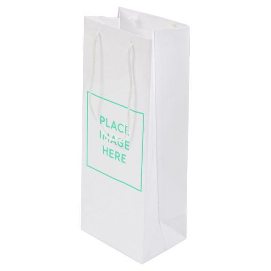 Sac cadeau - Vin, Glossy (Devant Angle)